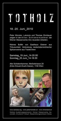 Peter M&uuml;nster Lukrezia Thomas Zinnbauer zeitgen&ouml;ssische Kunst Schiebekammer Wien contemporary art Vienna